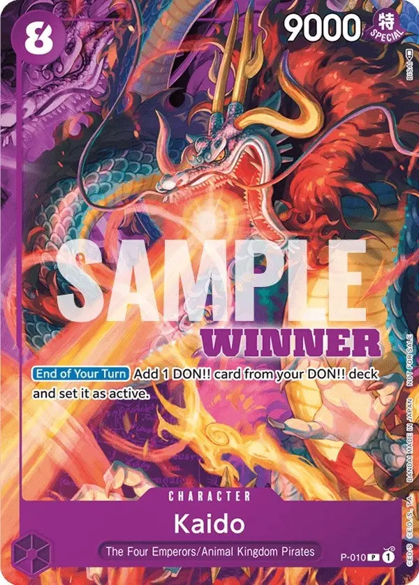 Kaido - P-010 (Winner Pack Vol. 1) (P-010) (Op-Pr) 1
