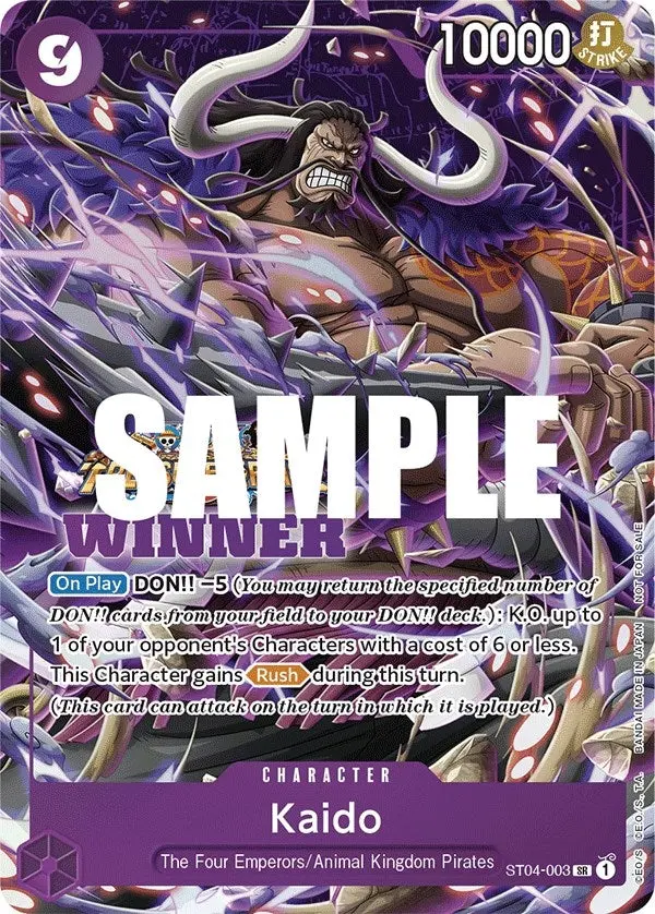 Kaido (Winner Pack Vol. 5) (St04-003) (Op-Pr) 1