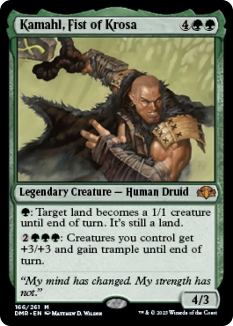 Kamahl, Fist Of Krosa (166) (Dmr) 1