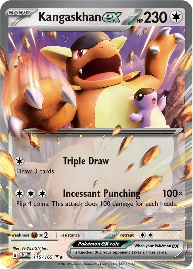Kangaskhan Ex (115/165) (Mew) 1