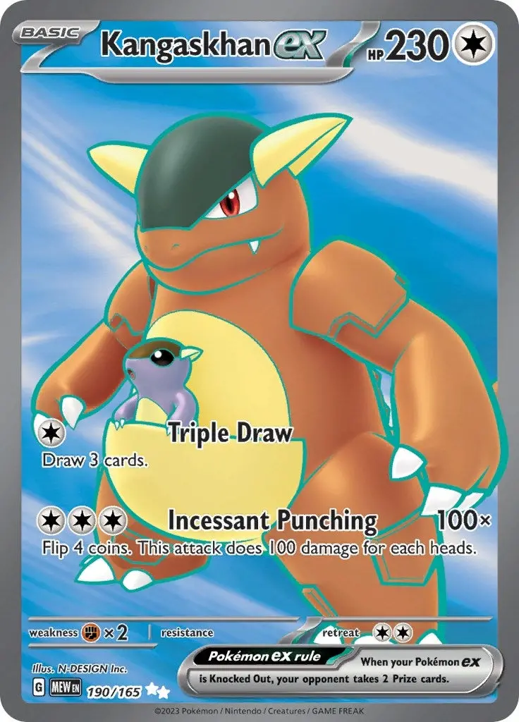 Kangaskhan Ex (190/165) (Mew) 1