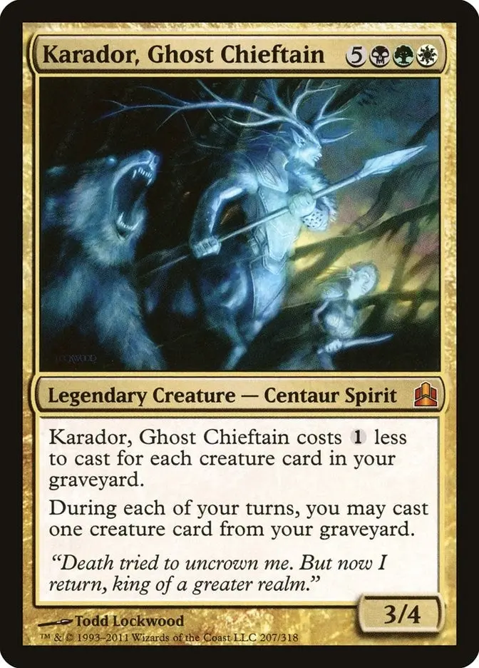 Karador, Ghost Chieftain (207) (Cmd) 1