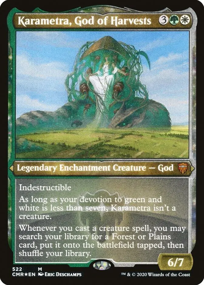 Karametra, God Of Harvests (Foil Etched) (522) (Cmr) 1