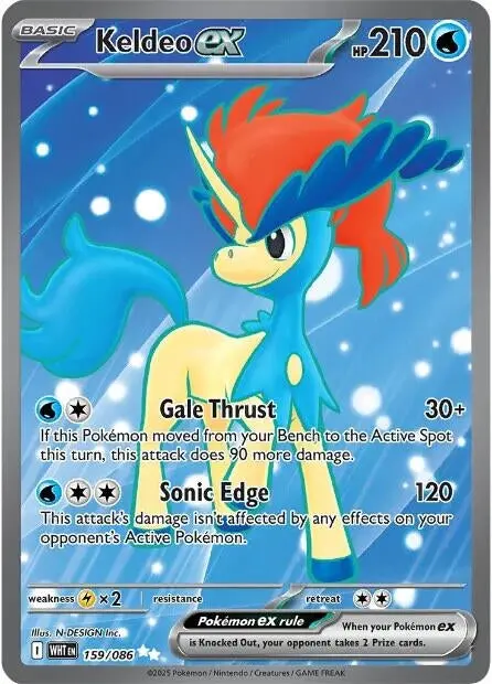 Keldeo Ex (159/086) (Wht) 1