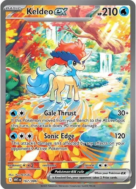 Keldeo Ex (167/086) (Wht) 1