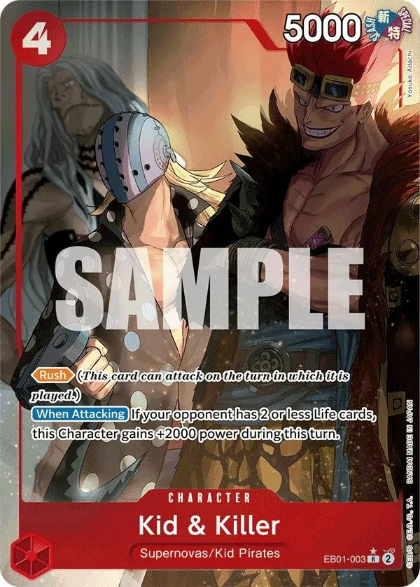 Kid & Killer (Alternate Art) (Eb01-003) (Eb-01) 1