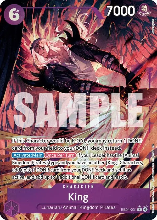 King (Alternate Art) (Eb04-031) (Op14) 1