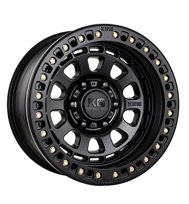 King Comp-D Wheels Satin Black 1