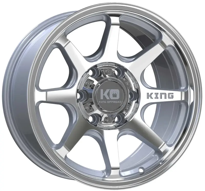 King Grappler Wheels Machined Silver 1