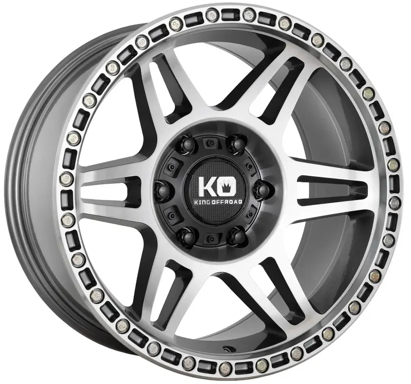 King Kong Wheels In Gunmetal – Machined – Zinc Bolts 1