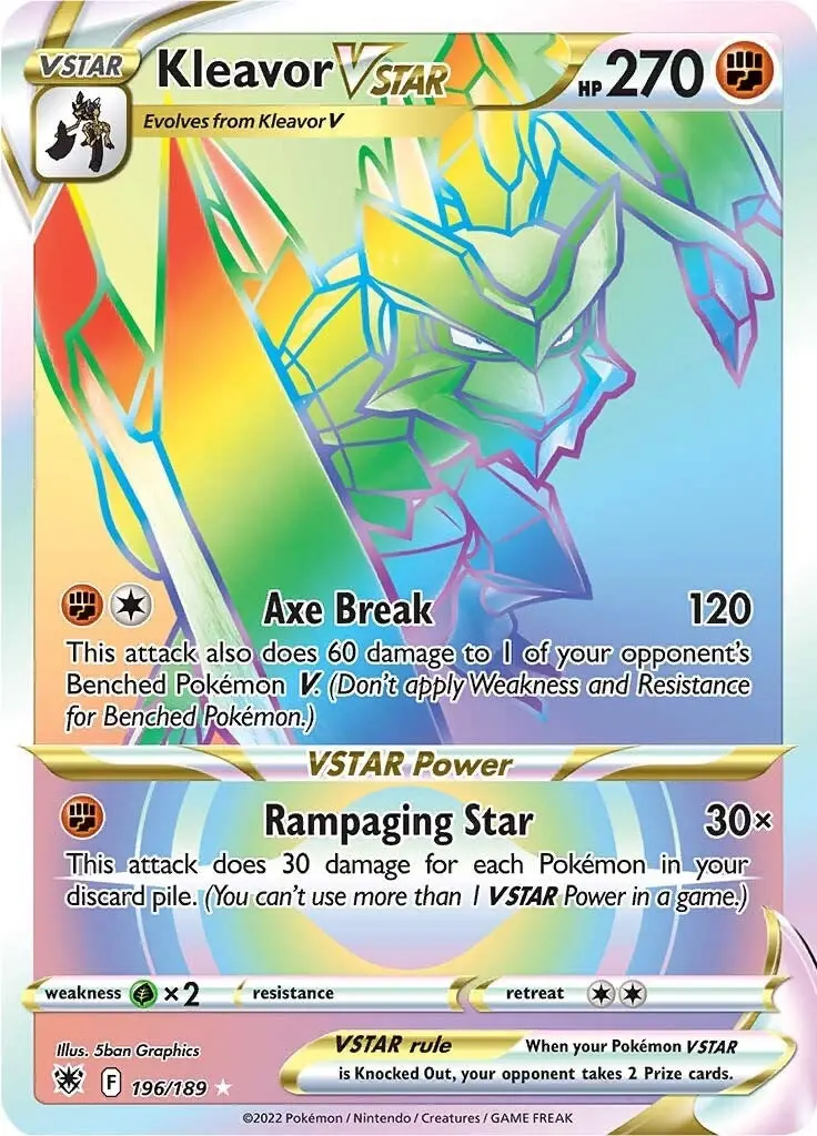 Kleavor Vstar (Secret) (196/189) (Swsh10) 1