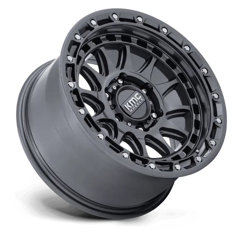 Kmc Crux Wheels In Gloss Gunmetal Km556 2