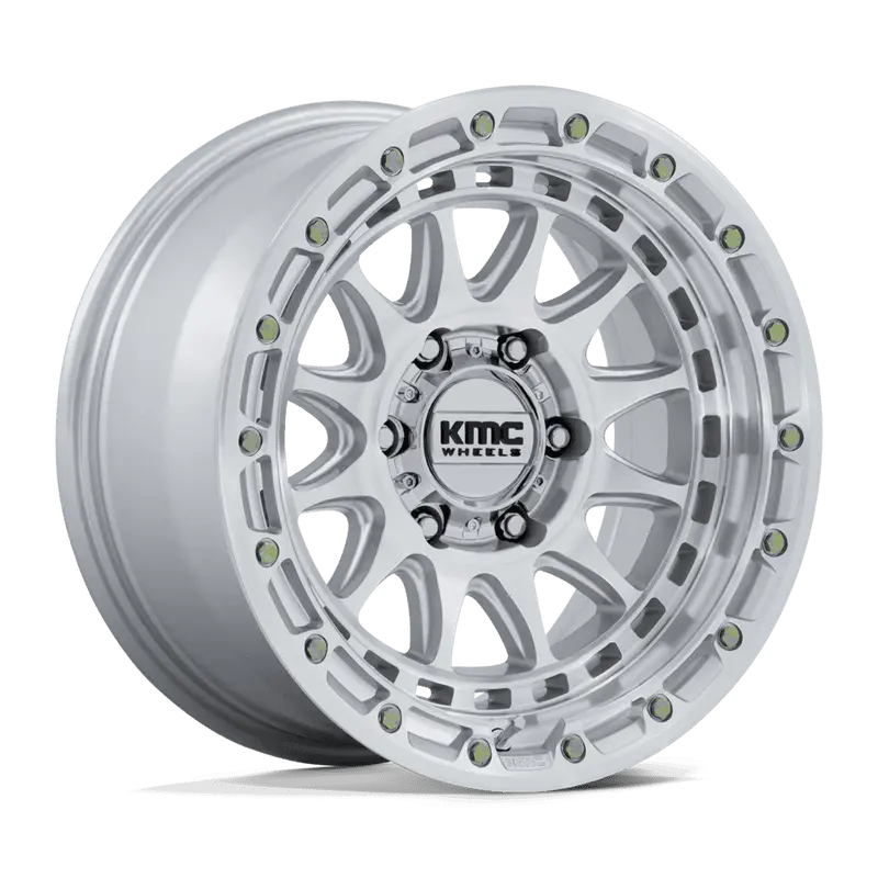 Kmc Crux Wheels In Gloss Silver Machined Face Km556 1