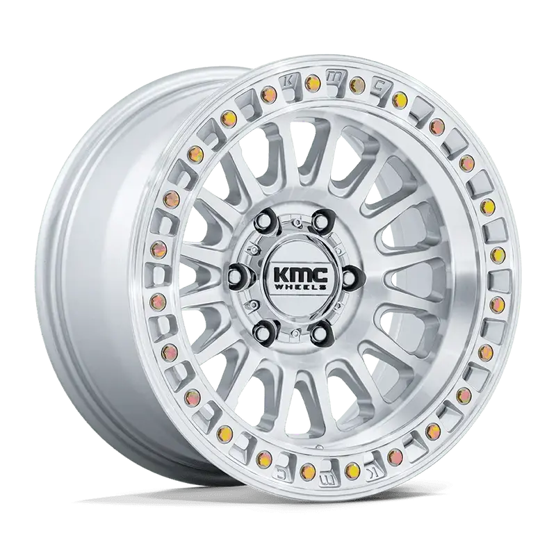 Kmc Ims Km552 Gloss Silver With Machined Face 1
