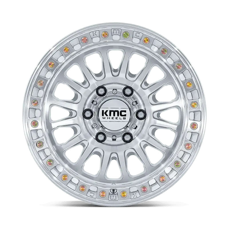 Kmc Ims Km552 Gloss Silver With Machined Face 2