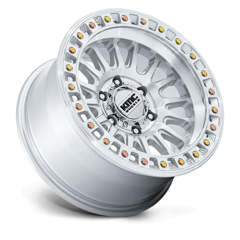Kmc Ims Km552 Gloss Silver With Machined Face 3