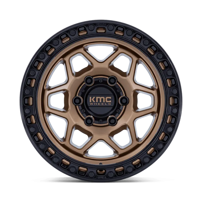 Kmc Torx Wheels In Matte Bronze With Gloss Black Lip 3