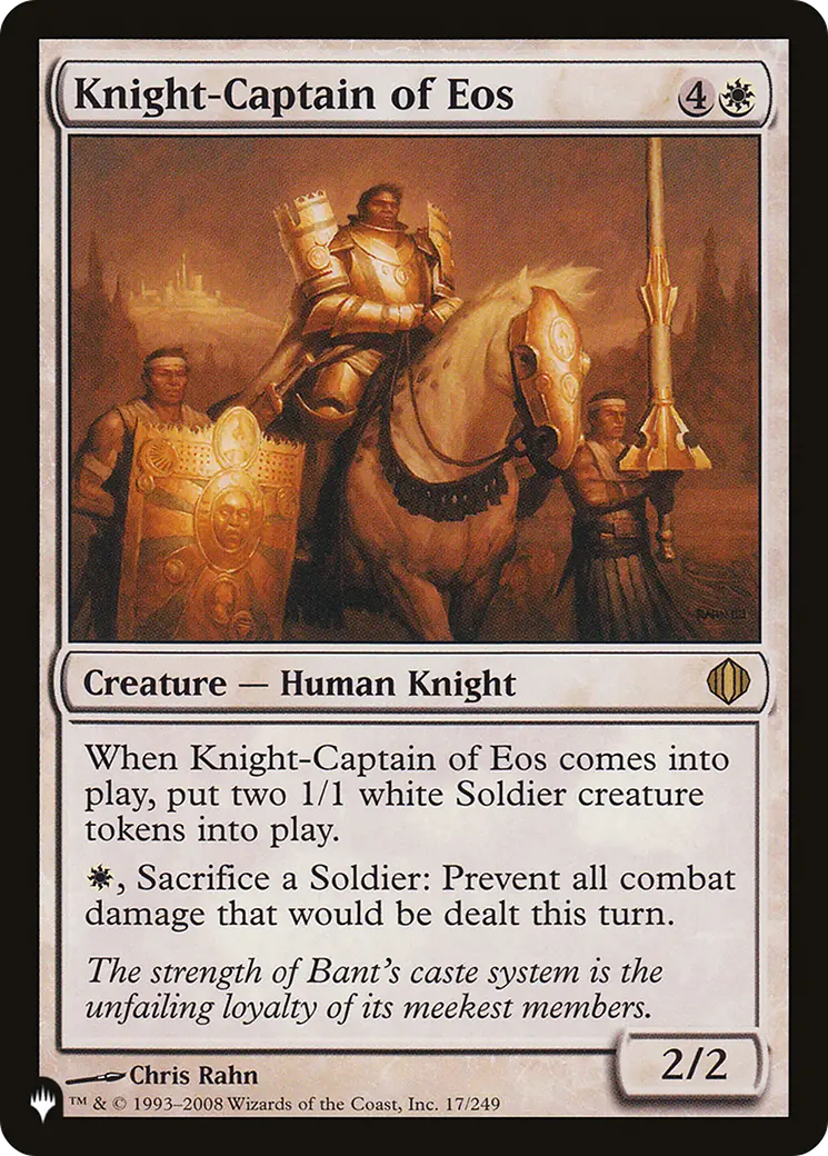 Knight-Captain Of Eos [The List] 1