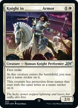 Knight In _______ Armor (Galaxy Foil) (303) (Unf) 1