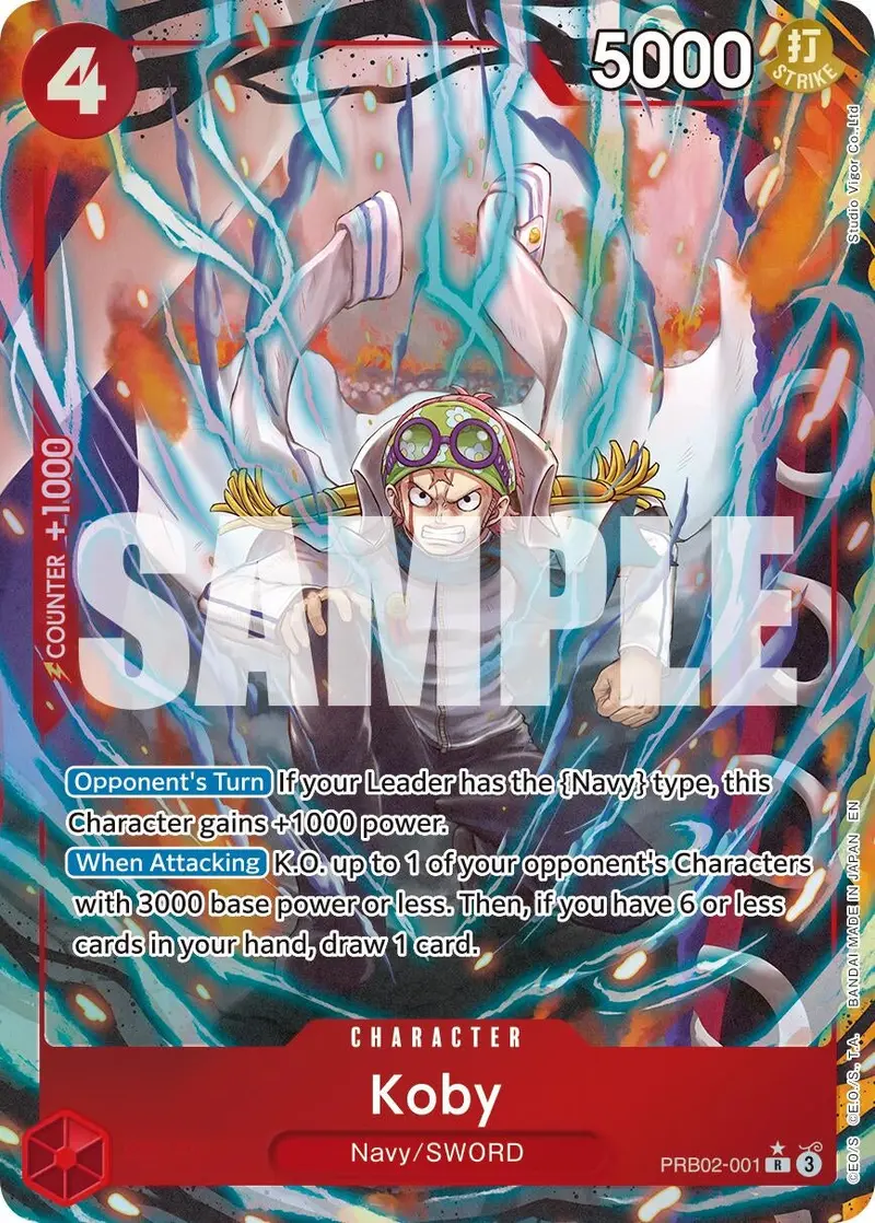Koby (Alternate Art) (Prb02-001) (Prb-02) 1