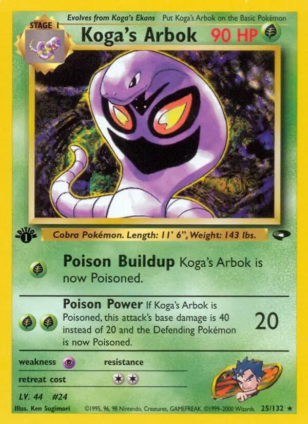 Koga's Arbok (025/132) (G2) 1