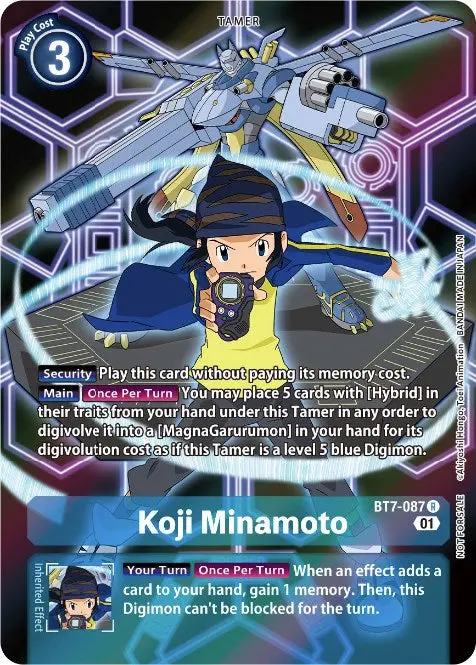 Koji Minamoto [Bt7-087] (D-Scanner Alternate Art) [Next Adventure Promos] 1