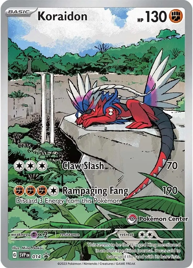 Koraidon - 014 (Pokemon Center Exclusive) (014) (Svp) 1