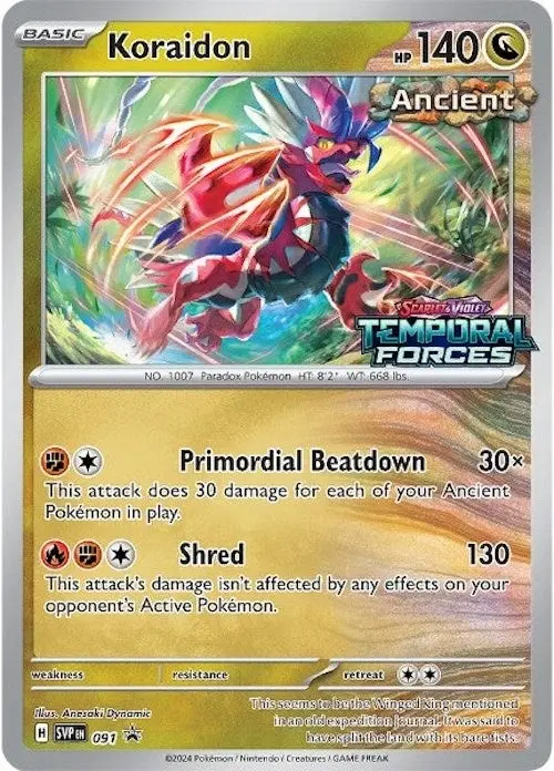 Koraidon - 091 (Prerelease) (091) (Svp) 1