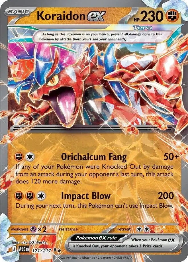 Koraidon Ex (121/217) (Asc) 1
