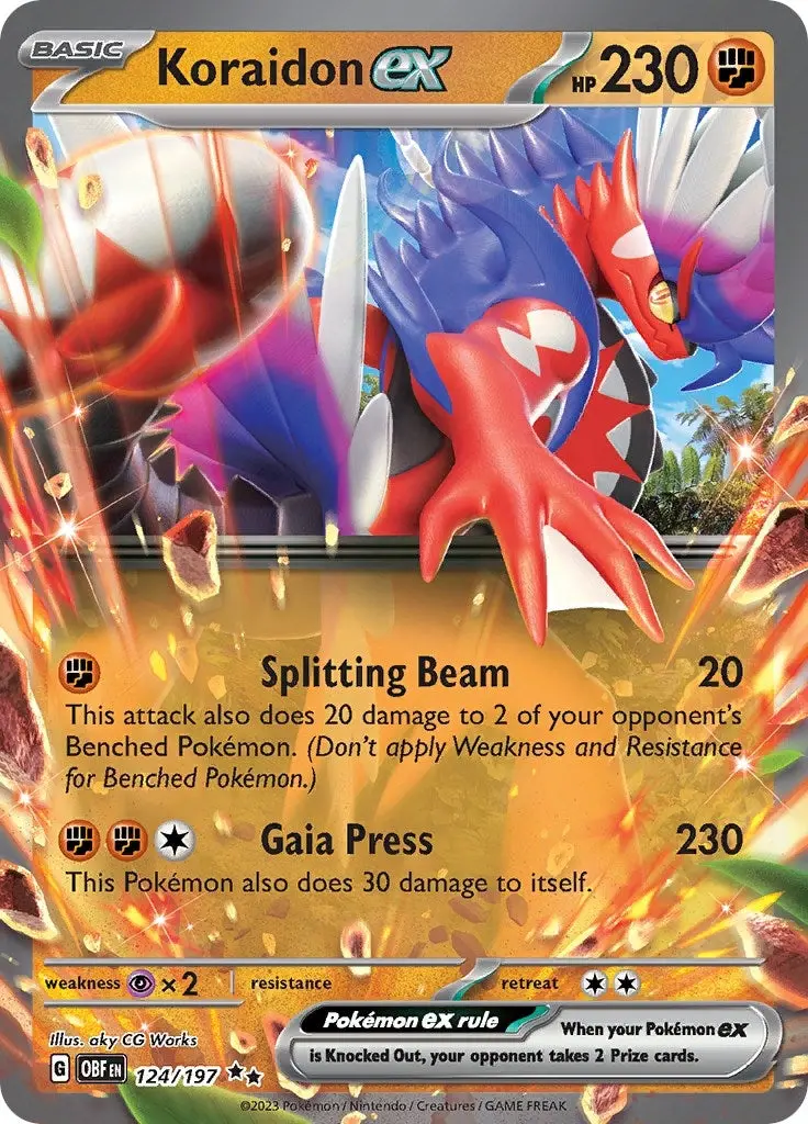 Koraidon Ex (124/197) (Obf) 1