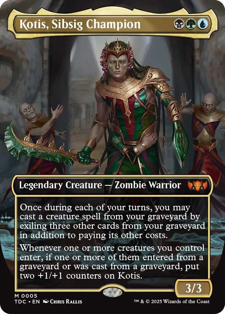 Kotis, Sibsig Champion (Borderless) (5) (Tdc) 1
