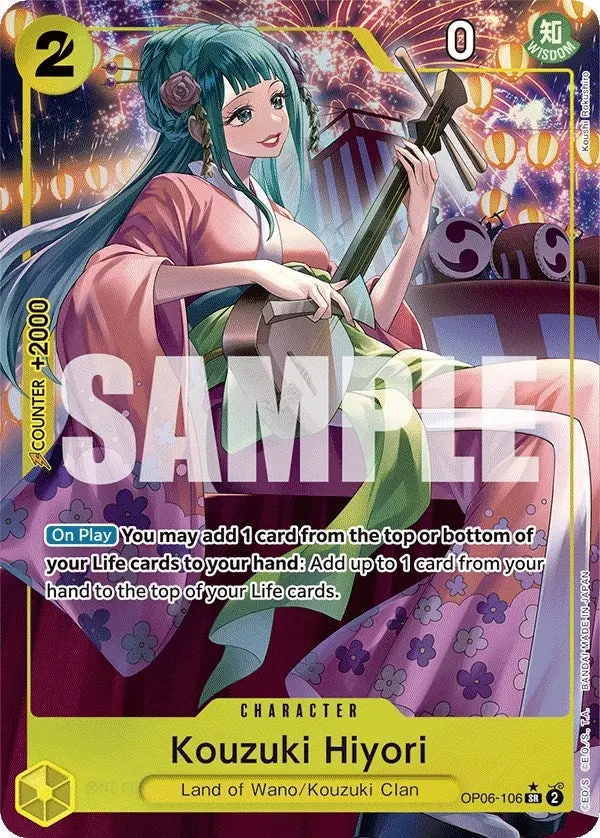 Kouzuki Hiyori (Alternate Art) (Op06-106) (Op06) 1