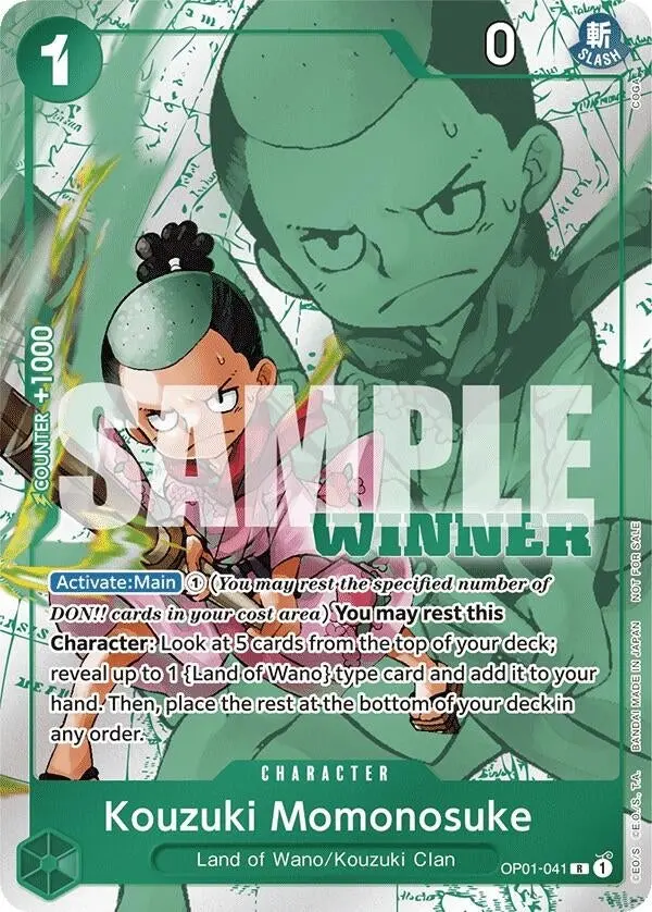 Kouzuki Momonosuke (Winner Pack Vol. 7) (Op01-041) (Op-Pr) 1