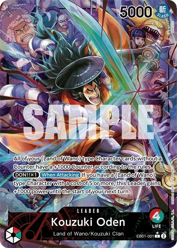 Kouzuki Oden (Alternate Art) (Eb01-001) (Eb-01) 1