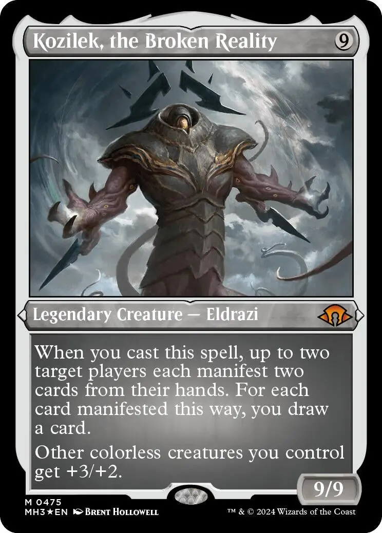 Kozilek, The Broken Reality (Foil Etched) (475) (Mh3) 1