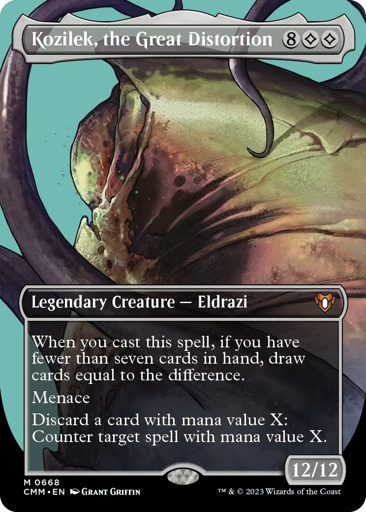 Kozilek, The Great Distortion (Borderless) (668) (Cmm) 1