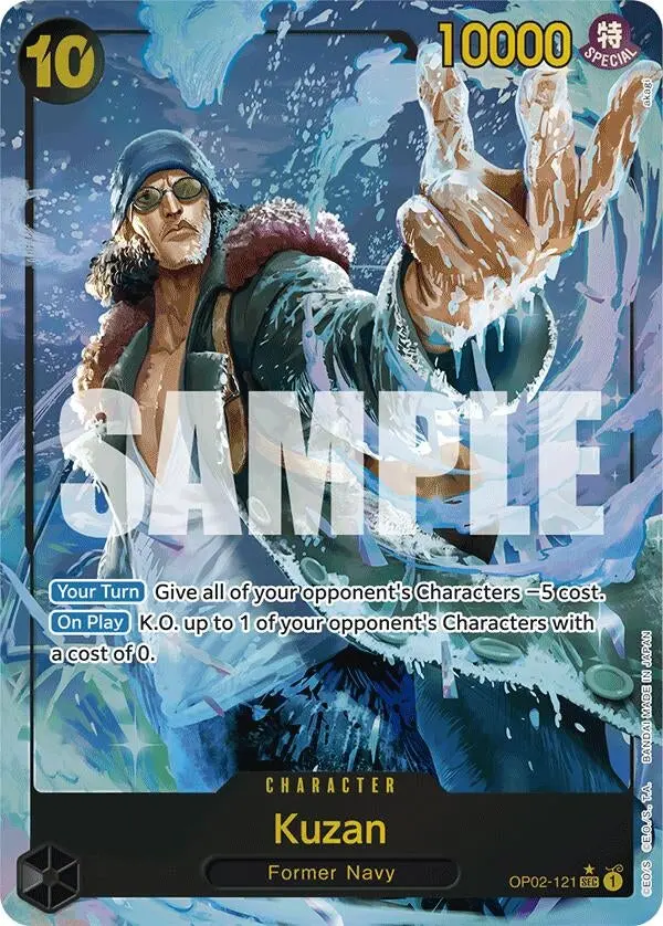 Kuzan (Op02-121) (Alternate Art) (Op02-121) (Prb-01) 1