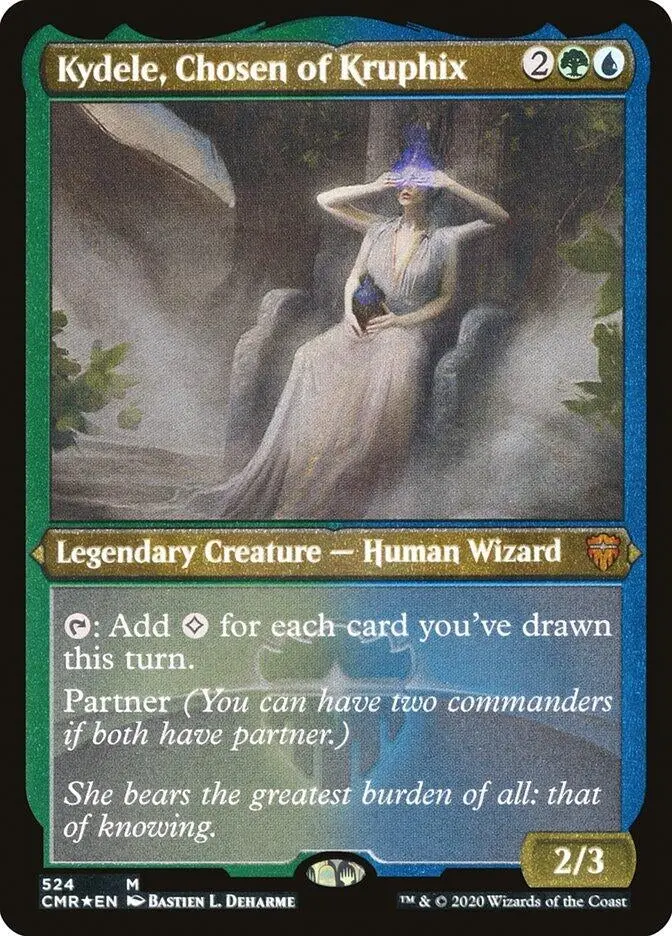 Kydele, Chosen Of Kruphix (Foil Etched) (524) (Cmr) 1