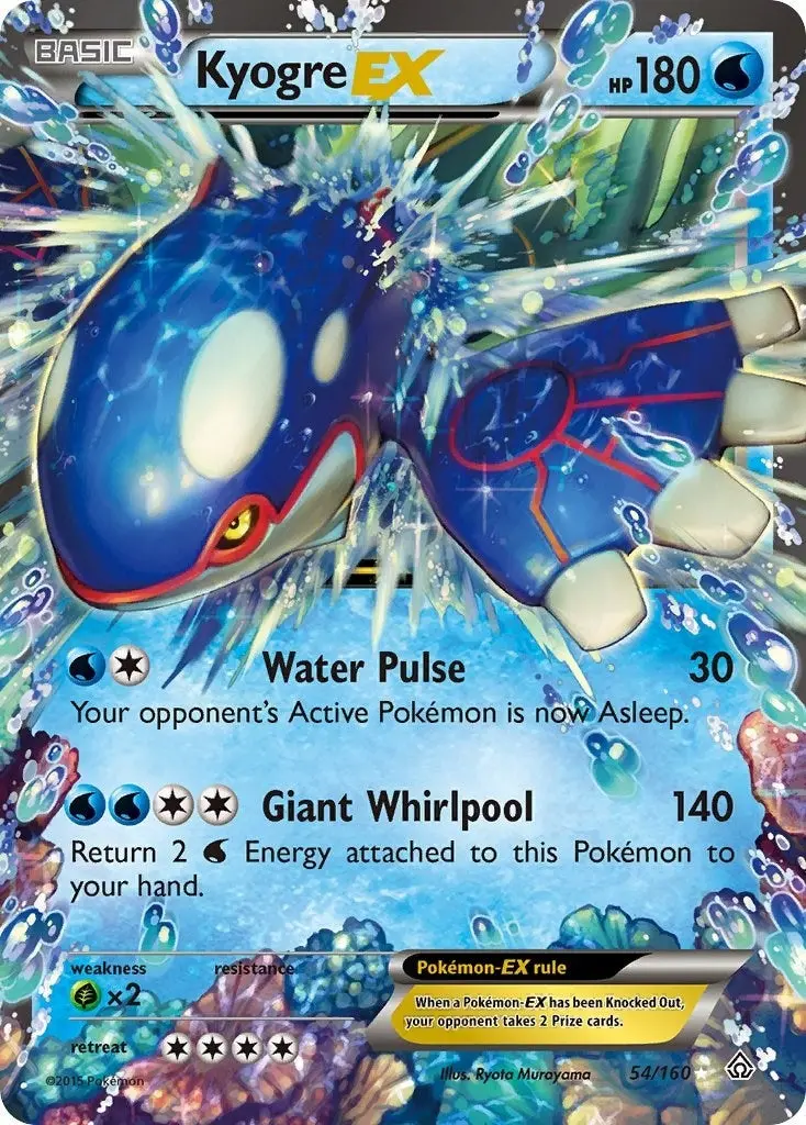 Kyogre Ex (54/160) (Prc) 1