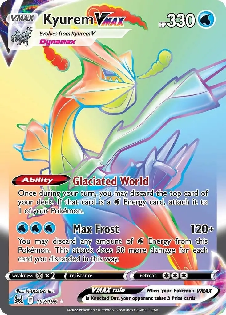Kyurem Vmax (Secret) (197/196) (Swsh11) 1