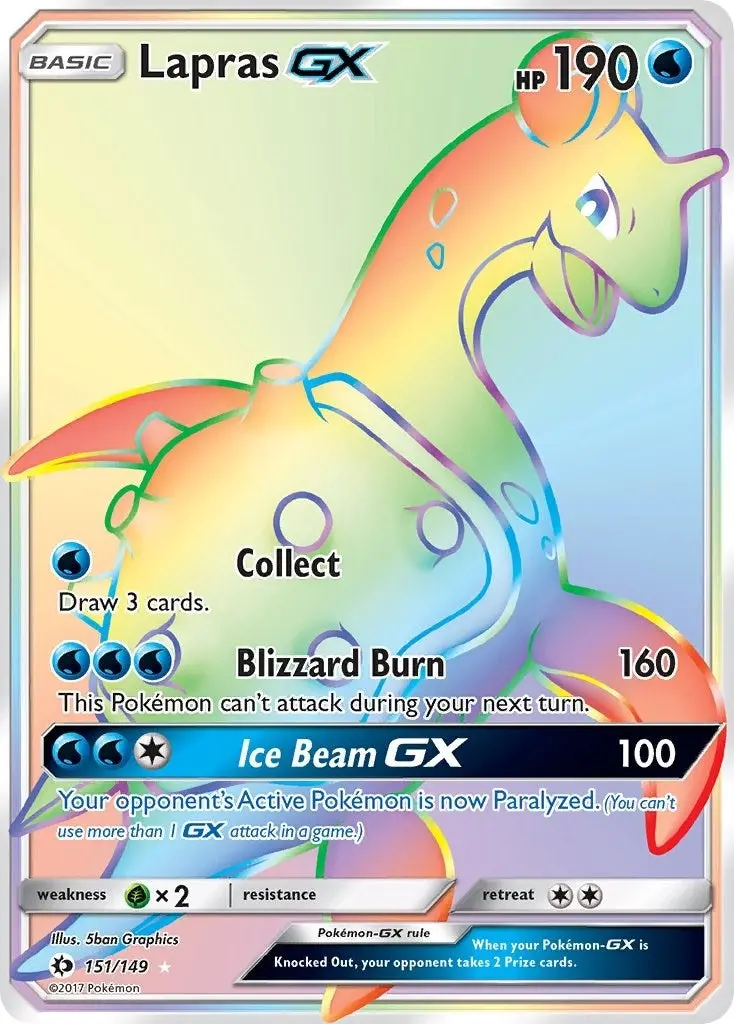 Lapras Gx (Secret) (151/149) (Sm01) 1