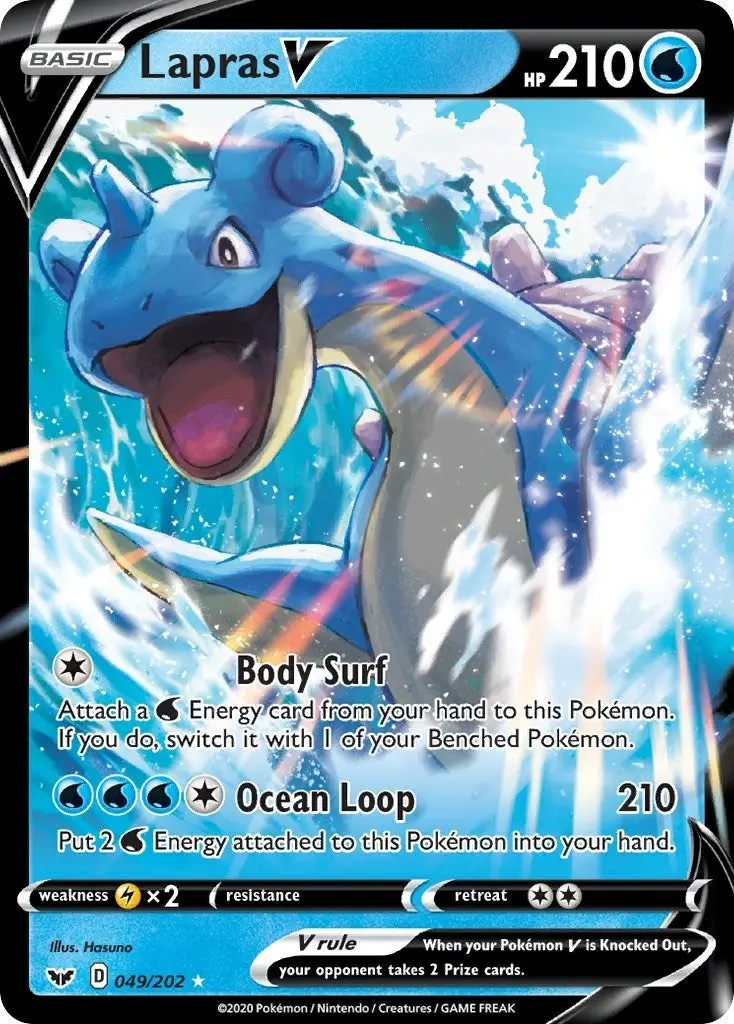 Lapras V (049/202) (Swsh01) 1