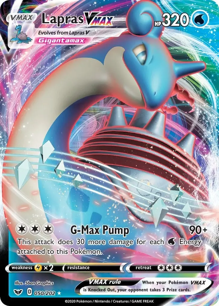 Lapras Vmax (050/202) (Swsh01) 1