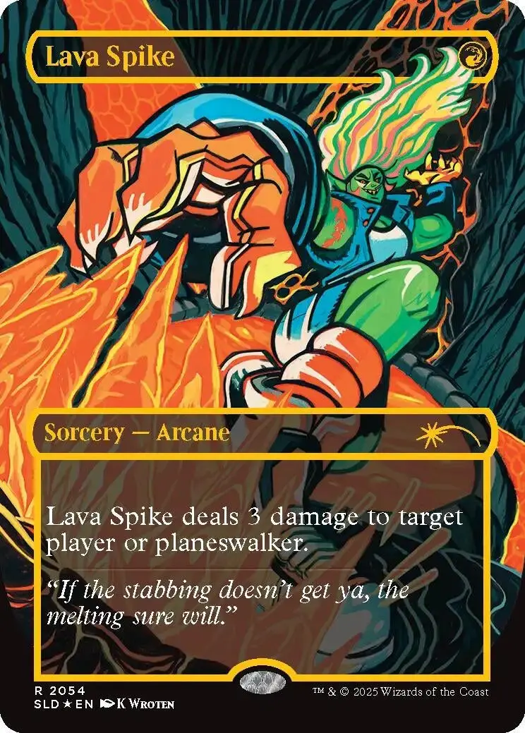 Lava Spike (2054) (Raised Foil) (2054) (Sld) 1