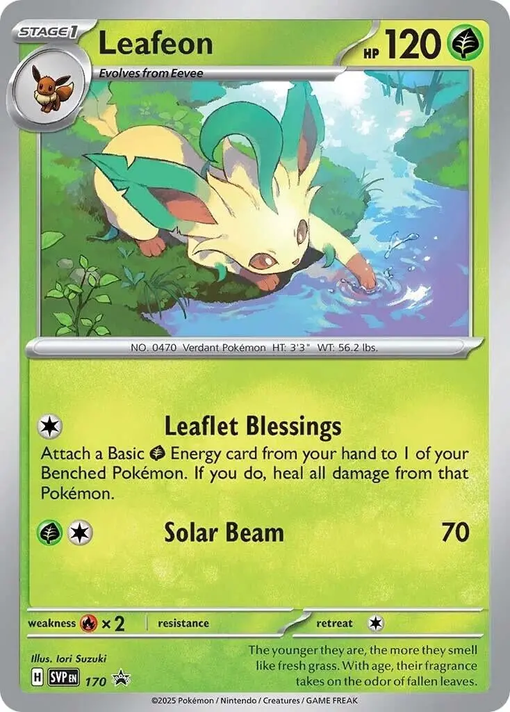 Leafeon - 170 (Cosmos Holo) (170) (Svp) 1