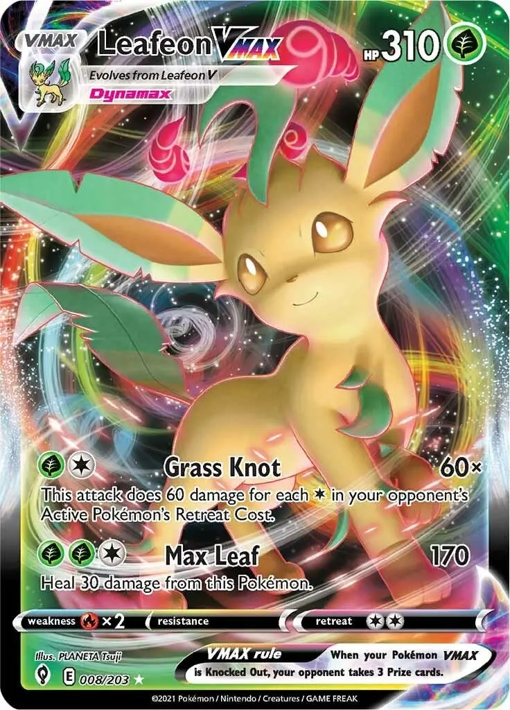 Leafeon Vmax (008/203) (Swsh07) 1