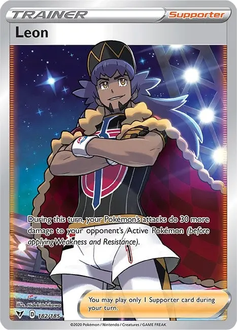 Leon (Full Art) (182/185) (Swsh04) 1