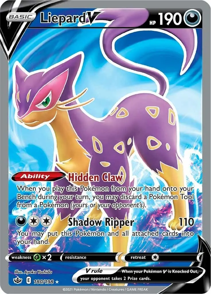 Liepard V (Full Art) (180/198) (Swsh06) 1