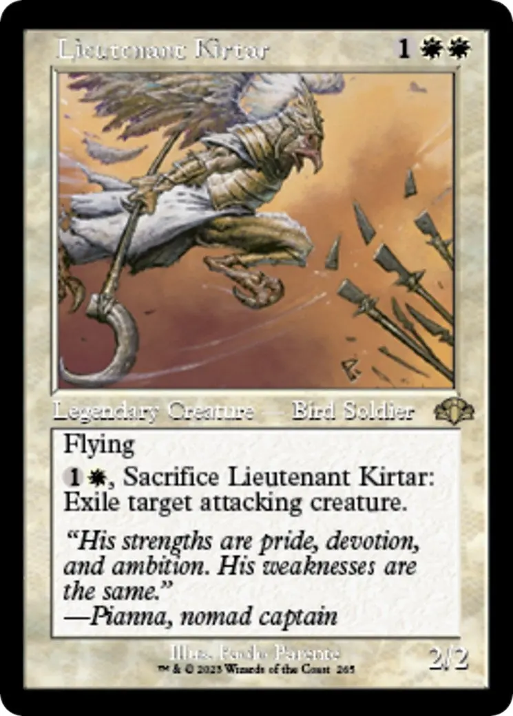 Lieutenant Kirtar (Retro Frame) (265) (Dmr) 1