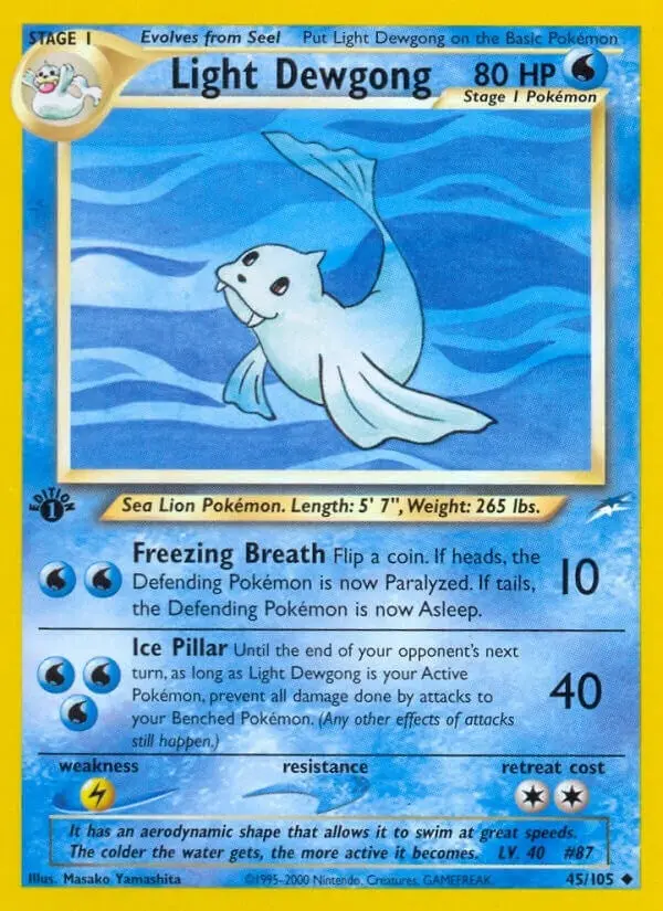 Light Dewgong (045/105) (N4) 1